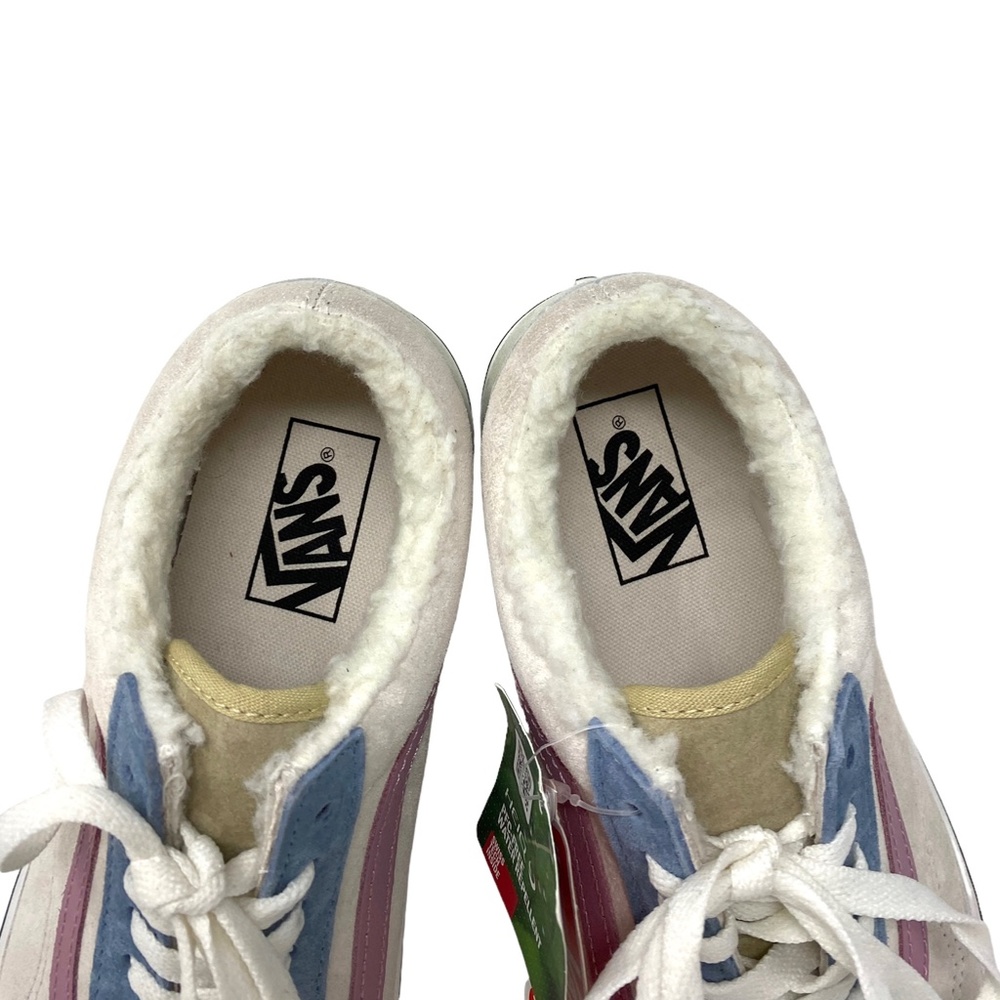 VANS Old Skool Platform For Women Sherpa Suede Multi Low Top Shoes VN0A7Q5MMUL - Picture 7 of 10